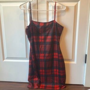 Red & Black Mini dress
